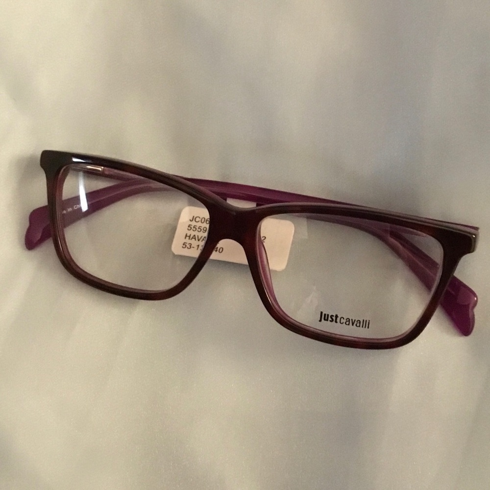 5/30% off - Just Cavalli Authentic Purple Designer Eyeglasses